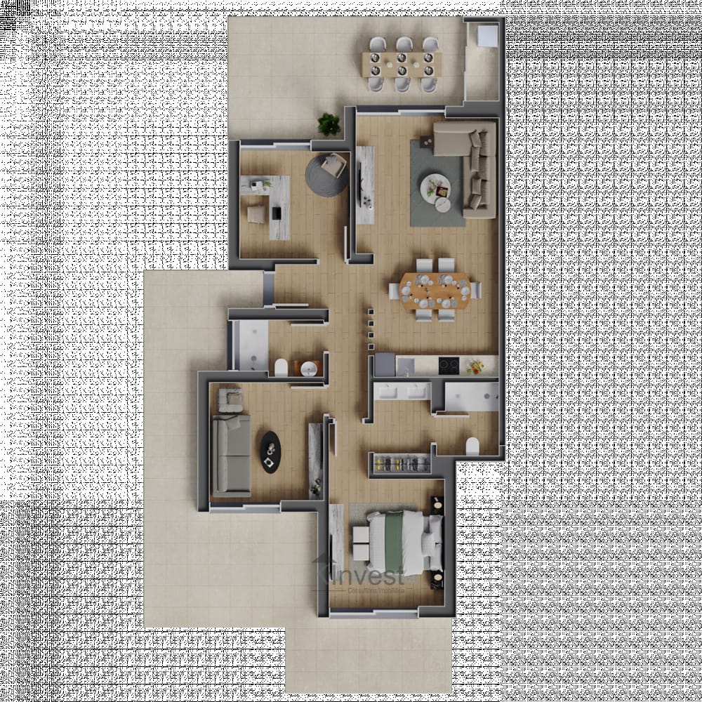 Apartamento T1+2 , Carvoeiro - K-Invest