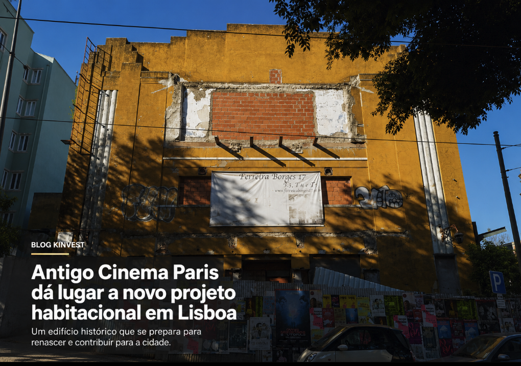 Cinema Paris: o histórico edifício de Lisboa dará lugar a 19 novas habitações