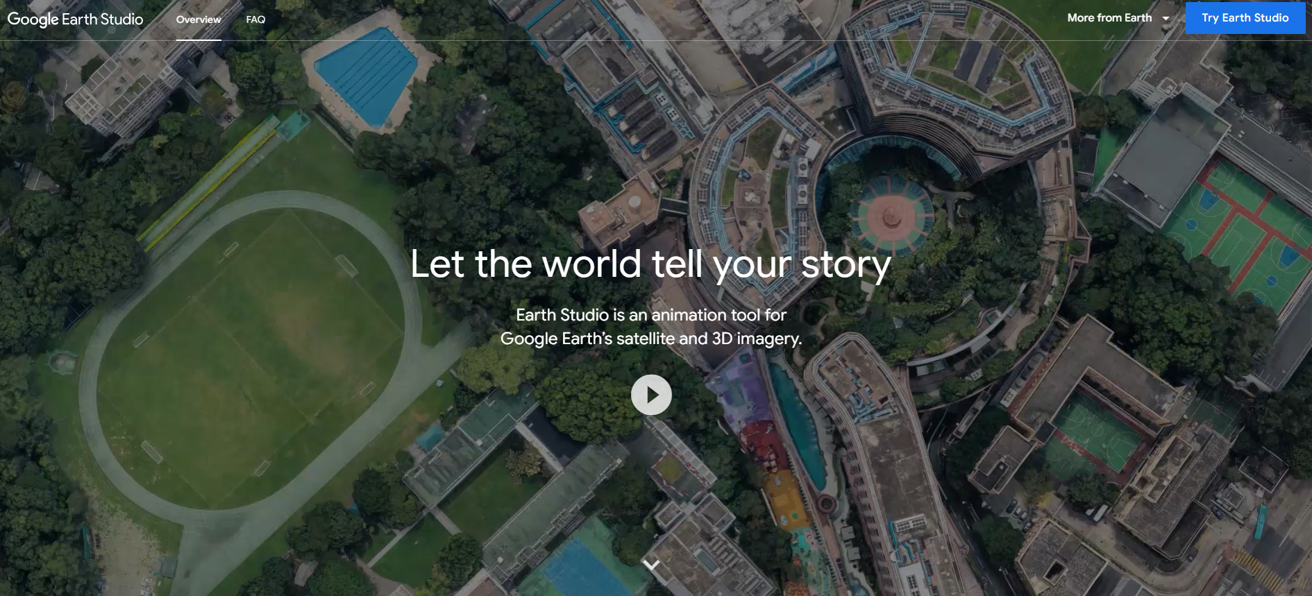 Usa o Google Earth Studio para criar  videos  3D Profissionais